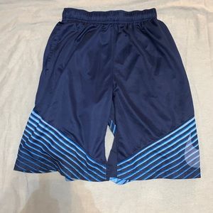 Blue Nike shorts